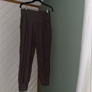 Women's High-Waisted Brown Pants